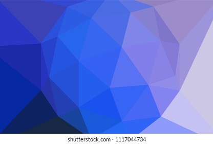 Light Pink, Blue vector shining triangular layout. A completely new color illustration in a polygonal style. Polygonal design for your web site.