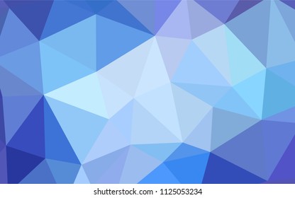 Light Pink, Blue vector shining triangular backdrop. Modern abstract illustration with triangles. Template for cell phone's backgrounds.