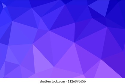 Light Pink, Blue vector shining triangular backdrop. Shining colorful illustration with triangles. Brand new style for your business design.