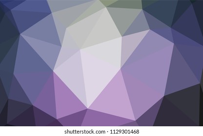 Light Pink, Blue vector shining triangular layout. Shining polygonal illustration, which consist of triangles. A new texture for your web site.