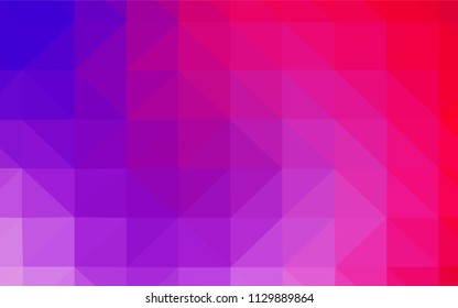 Light Pink, Blue vector shining triangular layout. Colorful illustration in abstract style with triangles. New template for your brand book.