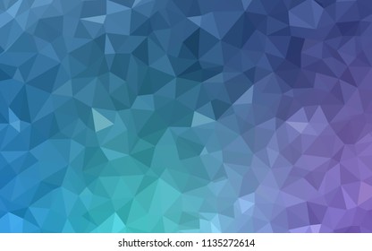 Light Pink, Blue vector shining triangular layout. A completely new color illustration in a polygonal style. Pattern for a brand book's backdrop.