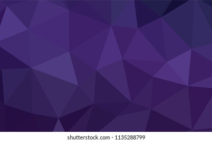 Light Pink, Blue vector shining triangular cover. Shining colorful illustration with triangles. Polygonal design for your web site.