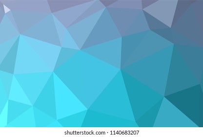 Light Pink, Blue vector shining triangular backdrop. Colorful illustration in polygonal style with gradient. Polygonal design for your web site.