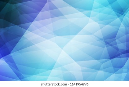 Light Pink, Blue vector shining triangular cover. Polygonal abstract illustration with gradient. A completely new design for your leaflet.
