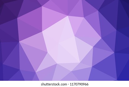 Light Pink, Blue vector shining triangular cover. Modern abstract illustration with triangles. Pattern for a brand book's backdrop.
