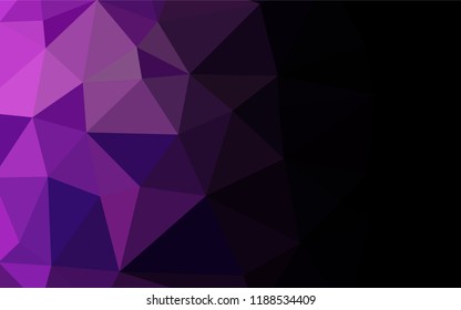Light Pink, Blue vector shining hexagonal pattern. A vague abstract illustration with gradient. The textured pattern can be used for background.