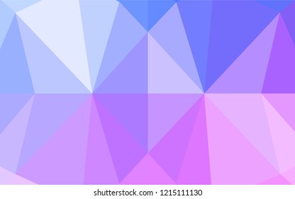 Light Pink, Blue vector shining hexagonal pattern. Colorful illustration in abstract style with gradient. Brand new design for your business.