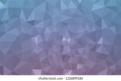 Light Pink, Blue vector shining triangular layout. Colorful abstract illustration with triangles. Best triangular design for your business.
