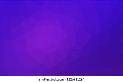Light Pink, Blue vector shining hexagonal template. Brand new colored illustration in blurry style with gradient. The elegant pattern can be used as part of a brand book.