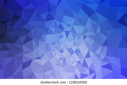 Light Pink, Blue vector shining triangular backdrop. Colorful illustration in abstract style with triangles. Completely new template for your banner.