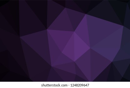 Light Pink, Blue vector shining triangular backdrop. Elegant bright polygonal illustration with gradient. Textured pattern for your backgrounds.