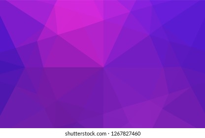 Light Pink, Blue vector shining hexagonal pattern. Colorful abstract illustration with gradient. A completely new design for your business.