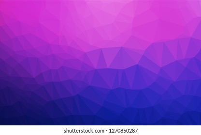 Light Pink, Blue vector shining hexagonal background. A completely new color illustration in a vague style. Brand new design for your business.