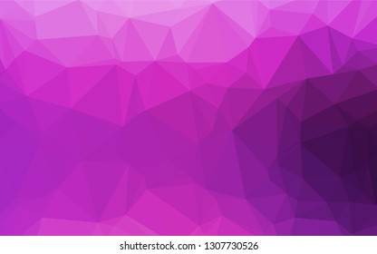 Light Pink, Blue vector shining hexagonal background. A vague abstract illustration with gradient. A completely new design for your business.