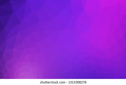 Light Pink, Blue vector shining triangular background. Colorful illustration in abstract style with gradient. Brand new style for your business design.