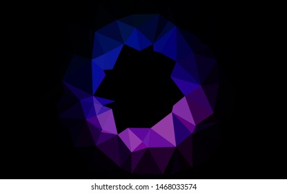 Light Pink, Blue vector shining triangular background. A completely new color illustration in a vague style. Elegant pattern for a brand book.