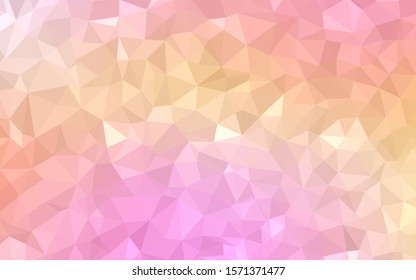 Light Pink, Blue vector shining triangular layout. A completely new color illustration in a polygonal style. Best triangular design for your business.