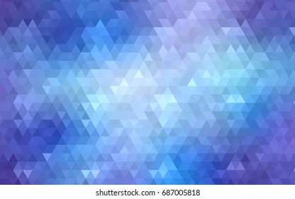 Light Pink, Blue vector shining triangular background. Glitter abstract illustration with an elegant design. The textured pattern can be used for background.