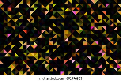Light Pink, Blue vector shining triangular pattern. Glitter abstract illustration with an elegant design. Brand-new style for your business design.