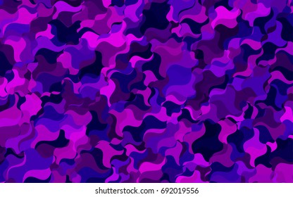Light Pink, Blue vector shining cranked pattern. Colorful illustration in abstract cranked style with gradient. The polygonal design can be used for your web site.