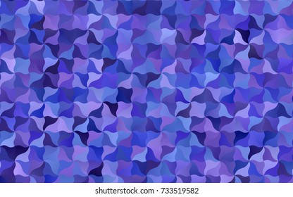 Light Pink, Blue vector shining cranked template. Geometric illustration in Origami style with gradient.  A completely new template for your business design.