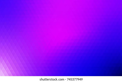 Light Pink, Blue vector shining triangular pattern. An elegant bright illustration with gradient. Brand-new style for your business design.
