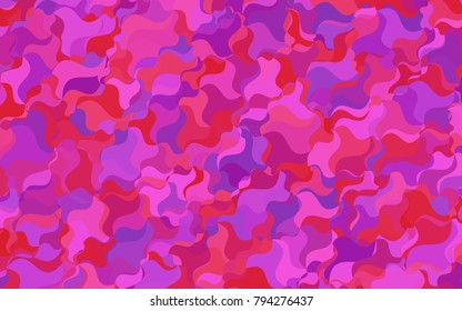 Light Pink, Blue vector shining cranked pattern. Colorful illustration in abstract cranked style with gradient. The pattern of blurred lines for your business design.