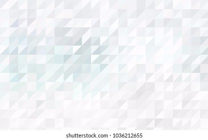 Light Pink, Blue vector of small triangles on white background. Illustration of abstract texture of triangles. Pattern design for banner, poster, cover.