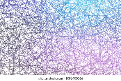 Light Pink, Blue vector of small triangles on white background. Illustration of abstract texture of triangles. Pattern design for banner, poster, cover.