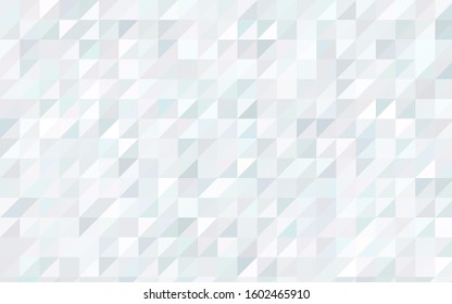 Light Pink, Blue vector of small triangles on white background. Illustration of abstract texture of triangles. Pattern design for banner, poster, cover.