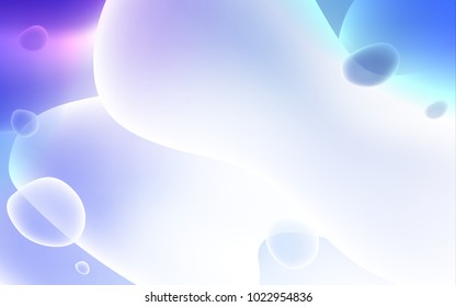 Light Pink, Blue vector template with liquid shapes. Modern gradient abstract illustration with bandy lines. Memphis design for your web site.