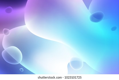 Light Pink, Blue vector template with abstract circles. A vague circumflex abstract illustration with gradient. A new texture for your  ad, booklets, leaflets.