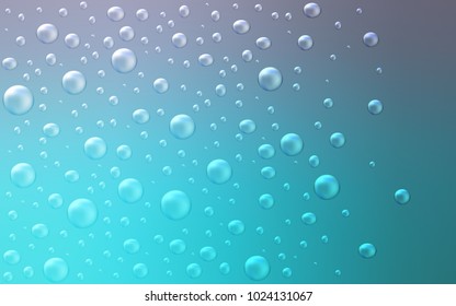 Light Pink, Blue vector template with circles. Modern abstract illustration with colorful water drops. Completely new template for your brand book.