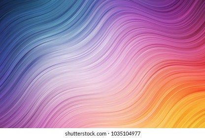Light Pink, Blue vector template with abstract circles. An elegant bright illustration with gradient. Pattern for your business design.