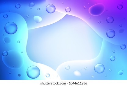 Light Pink, Blue vector template with bent lines. Geometric illustration in memphis style with gradient.  The template for cell phone backgrounds.