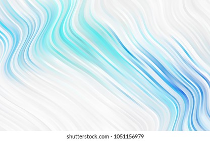 Light Pink, Blue vector template with lava shapes. Creative illustration in halftone marble style with gradient. The elegant pattern for brand book.