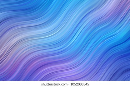 Light Pink, Blue vector template with abstract circles. Shining illustration, which consist of blurred lines, circles. The best blurred design for your business.