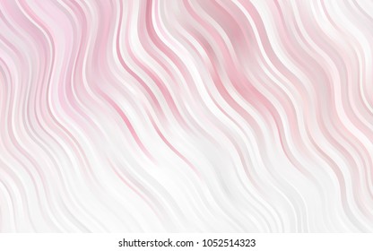 Light Pink, Blue vector template with lines, ovals. Geometric illustration in marble style with gradient.  Textured wave pattern for backgrounds.