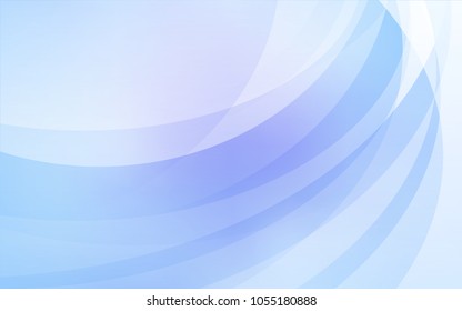 Light Pink, Blue vector template with lines, ovals. An elegant bright illustration with gradient. Pattern for your business design.