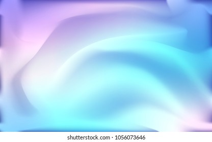 Light Pink, Blue vector template with lava shapes. An elegant bright illustration with gradient. The elegant pattern for brand book.
