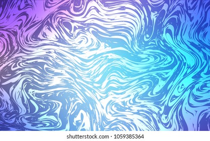 Light Pink, Blue vector template with bubble shapes. A sample with blurred bubble shapes. The elegant pattern for brand book.