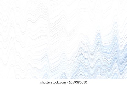 Light Pink, Blue vector template with bent lines. Colorful illustration in abstract marble style with gradient. Marble style for your business design.