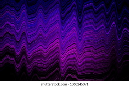 Light Pink, Blue vector template with bent lines. Shining crooked illustration in marble style. Textured wave pattern for backgrounds.