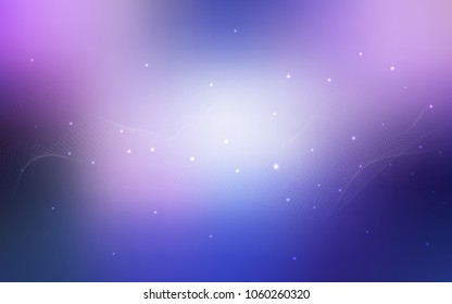 Light Pink, Blue vector template with circles. Blurred bubbles on abstract background with colorful gradient. New design for ad, poster, banner of your website.