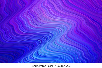 Light Pink, Blue vector template with liquid shapes. Brand-new colored illustration in memphis style with gradient. The best blurred design for your business.