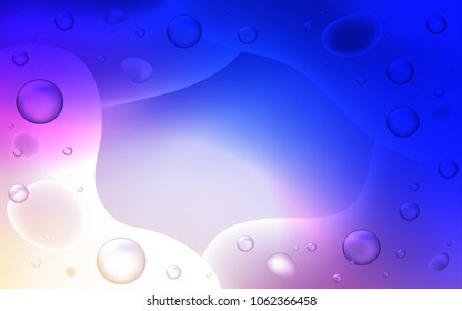 Light Pink, Blue vector template with bent ribbons. Geometric illustration in memphis style with gradient.  The template for cell phone backgrounds.