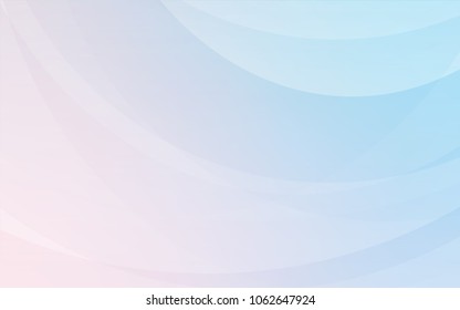 Light Pink, Blue vector template with lines, ovals. Brand-new colored illustration in marble style with gradient. A completely new template for your business design.