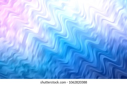 Light Pink, Blue vector template with bubble shapes. Shining illustration, which consist of blurred lines, circles. The elegant pattern for brand book.