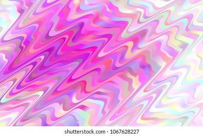 Light Pink, Blue vector template with bent lines. Glitter abstract illustration with wry lines. Brand-new design for your ads, poster, banner.